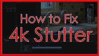 How to fix 4k jidders/stutters using Premiere's Optical Flow