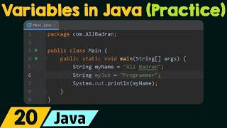 Variables in Java - Practice