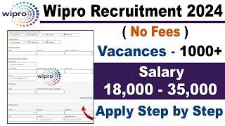 Wipro recruitment 2024 | Private company job | Wipro company job vacancy 2024 | Job vacancy 2024
