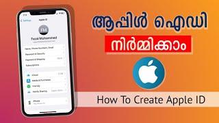 How To Create New Apple ID | ആപ്പിൾ ഐഡി നിർമ്മിക്കാം | Iphone Beginner's Guide Malayalam #appleid