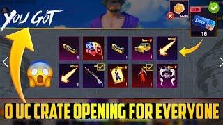  Got Free Upgraded Melee Skin & Emote 0 UC Crate Opening| Free Dragon ball Crate Opening | PUBGM