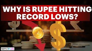 3 Reasons Why Rupee Is Falling | Rupee Falls To Lifetime Low Against Dollar