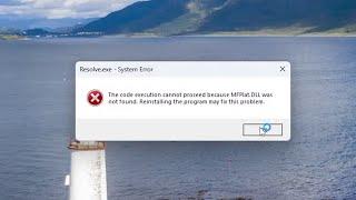 Fix 'The Code Execution Cannot Proceed Because mfplat.dll Was Not Found