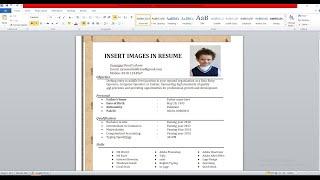 Microsoft word tutorial | How to Insert Images into Word Document Table | Updated 2020