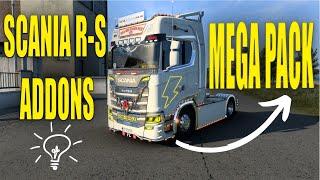 Scania R-S Mega Tuning Addons V5.8 MEGA MOD PACK - ETS2 MODS V1.42