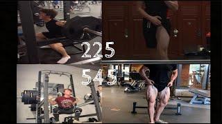 SQUAT TRANSFORMATION 225X1 - 545X1 15 YEARS OLD - 19 YEARS OLD | Jerad Zad