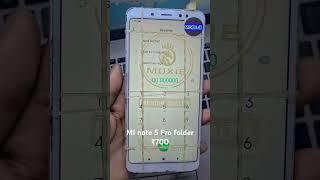 MI note 5 Pro folder ₹700 MI all