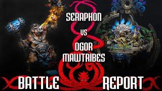 Seraphon vs Ogor Mawtribes | Age of Sigmar | 2000 Point Battle Report!