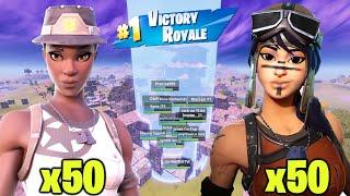 I hosted a 100 RARE SKIN custom scrim in Fortnite... (INSANE)