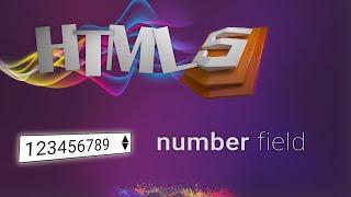 HTML for beginners 49: number input type | NUMBER FIELD