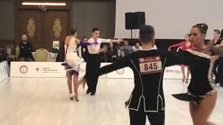 Yigit Alemdaroglu-Nehir Polat, Turkish National Championship 2018 | junior 2 open latin | samba