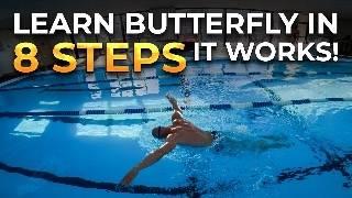 Learn Butterfly Swim Stroke in 8 Steps | Beginner Swimmer Butterfly Tips