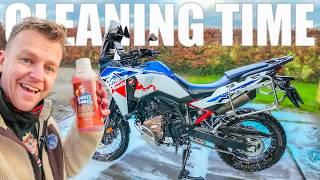 Cleaning My NEW Honda Africa Twin DCT… with Smokey Bubbles!