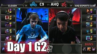 Cloud 9 vs ahq e-Sports Club | Day 1 Game 2 Group B LoL S5 World Championship 2015 | C9 vs AHQ D1G2