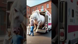 Pregnant Horse Rescue #aianimation #horserescue #animalrescue #ai #trending #trendingshorts