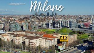 Milano Italia An Evolving City | 4K 60FPS drone video of the skyline