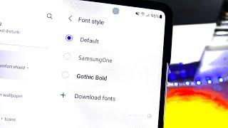 How To Change Font on Samsung Galaxy Z Fold 3 5G! [Download Fonts]