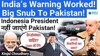 India Offers SBI Loan For Brahmos Missiles! Indonesia Cancels Pak Visit! Republic Day! World Affairs