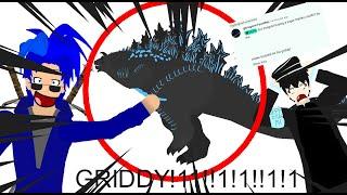 Godzilla hits the griddy?! | StickNodes | ThunderStrikeAnimates | @KDMChronciels
