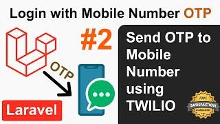Send OTP to Mobile Number using Twilio in Laravel - Laravel login with Mobile OTP #2