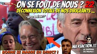 Bayrou complètement déconnecté… Borne se marre en direct… Ma réaction !! On se fout de nous ? 22