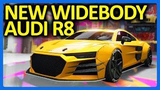 GTA 5 Online : Widebody Twin Turbo Audi R8 Customization!! (GTA Online Obey 10F)