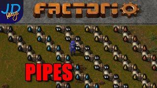 PIPES ️ Factorio on a 45 ∠ Ep8 ️ Gameplay, Lets Play