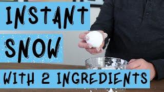 How to Make Instant Snow