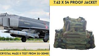 ROCKs Air Lauch-BM test fired by IAF | 7.62 x 54 impact bullet proof jacket.