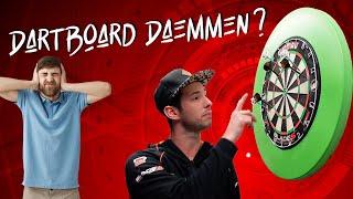 Dartboard leiser dämmen | Schallschutz für wenig Geld