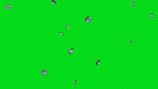 DIAMOND FALLING GREEN SCREEN