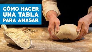 Cómo hacer una tabla para amasar