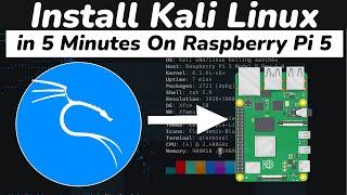 Raspberry Pi 5 Kali Linux Setup Guide || Install Kali Linux on Raspberry Pi 5 (Under 5 Minutes)