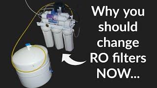 APEC RO-90 Filter Replacement after 2 years | Reverse Osmosis System RO90