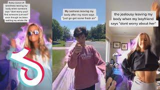 Leaving My Body TikTok Challenge Compilation (Purple Flame) (True Jackson VP Theme Song)