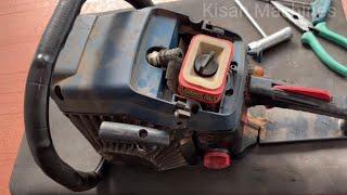 Chainsaw starting issues | How To Start Chainsaw | Wood Cutting Starting Problem