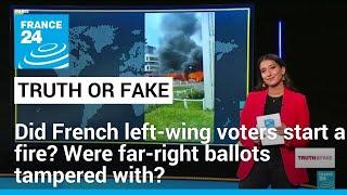 French snap elections: Debunking viral fake news after National Rally's gains • FRANCE 24 English