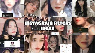 Instagram filters ideas for selfie | aesthetic + cute ig filters | you must try