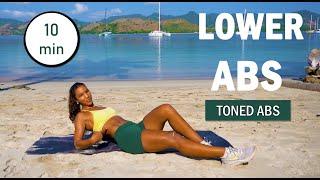 10 min INTENSE LOWER ABS WORKOUT at Home | No Equipment