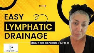 Simple Lymphatic Drainage | Reduce Puffy Face | Improve Rosacea and Acne