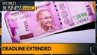 India’s central bank extends deadline for 2,000-rupee note return | World Business Watch | WION