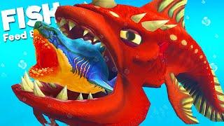 *NEW* DRAGON FISH vs. GIANT SHARK | Feed And Grow Fish