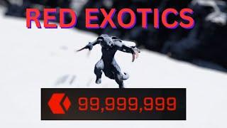 Icarus Red Exotics Guide