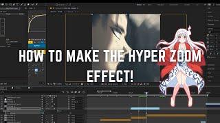How to Make The Hyper Zoom Effect! ( After Effects )