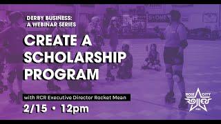 Derby Business: Create a Scholarship Program