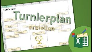 Turnierplan mit Excel erstellen