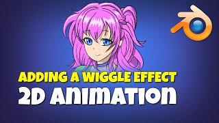 Adding a Wiggle Effect to your animation using a Noise Modifier in Blender 2.9 Grease Pencil.