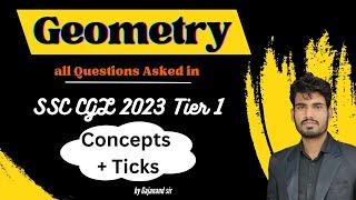 Geometry All Latest Questions with Concepts || SSC CGL || SSC CPO || SSC CHSL || #ssc