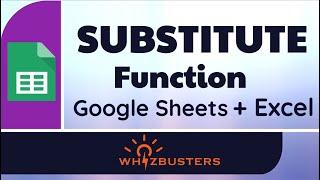 Replace text using the SUBSTITUTE function explained with examples in Excel and Google Sheets