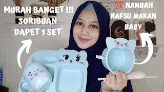 Rekomendasi Tempat Makan Bayi Murah | Feeding Set Bayi